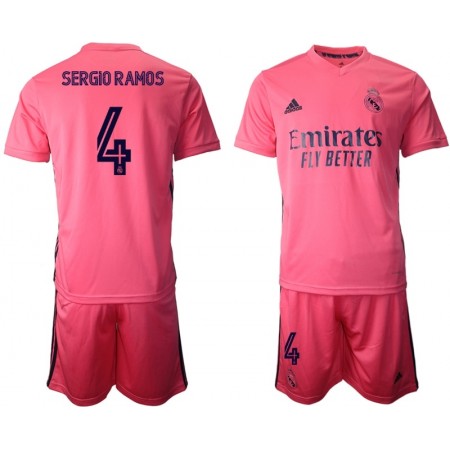 Maillot de Foot Real Madrid Sergio Ramos 4 Enfant Exterieur 2020/21